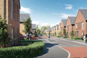 How housing at proposed site between Jowkin Lane and Norden Road, in Bamford, Rochdale could look. Credit: Peel L&P