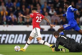 Sancho scored the only goal of the night. Credit: Getty.