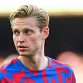 Frenkie de Jong didn’t complete a transfer to Manchester United. Credit: Getty.