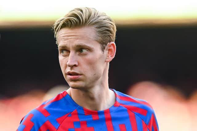 Frenkie de Jong didn’t complete a transfer to Manchester United. Credit: Getty.