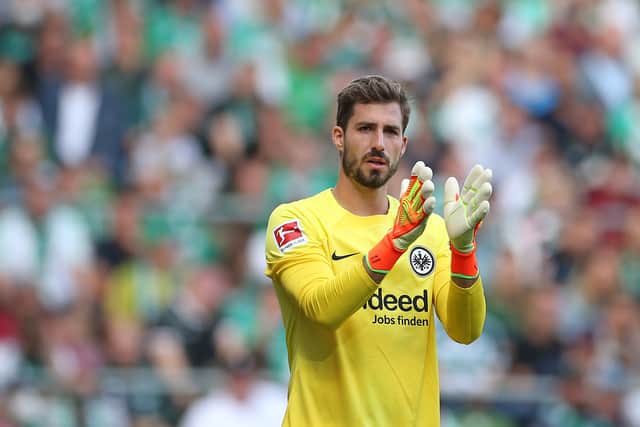 Kevin Trapp remained at Eintracht Frankfurt. Credit: Getty.