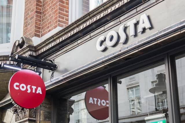 Costa Coffee is one of the participating retailers.  