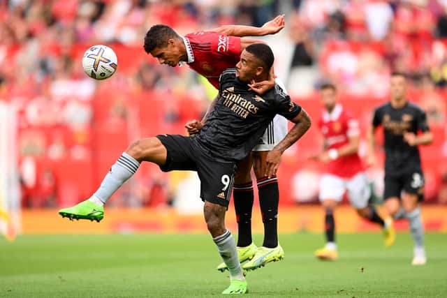 Raphael Varane has been solid for United in defence since repalcing Maguire. Credit: Getty.