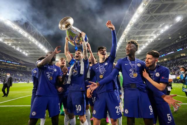 Chelsea beat City 1-0 in the Champions League final in 2021. Credit: Getty.