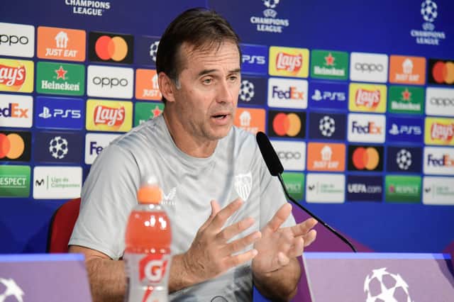 Sevilla are managed by former Real Madrid and Spain coach Julen Lopetegui. Credit: Getty.
