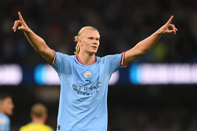 Haaland brings another way to score goals, claims Ferdinand. Credit: Getty.