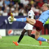 Erling Haaland scored two as Manchester City beat Sevilla 4-0.