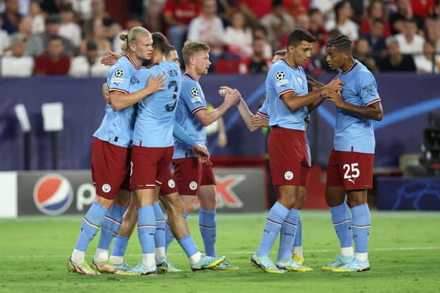 Haaland made it 1-0 after 20 minutes. Credit: Getty.