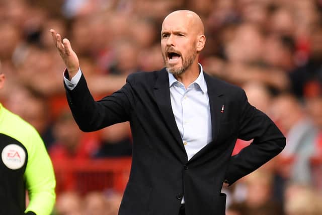 Erik ten Hag addressed the media on Wednesday ahead of the Europa League clash with Real Sociedad. Credit: Getty.