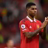 Erik ten Hag discussed Marcus Rashford’s contract situation. Credit: Getty.