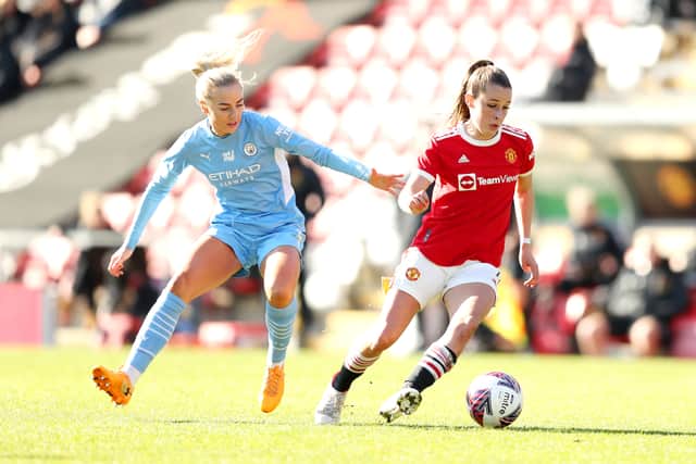 Alex Greenwood and Ella Toone are up for awards. Credit: Getty.