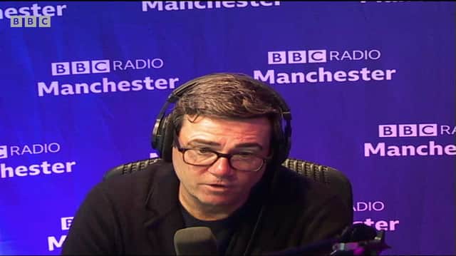 Andy Burnham discussed fracking on BBC Radio Manchester