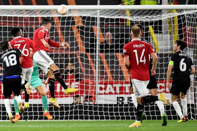 It was a frustrating night for Cristiano Ronaldo. Credit: Getty.