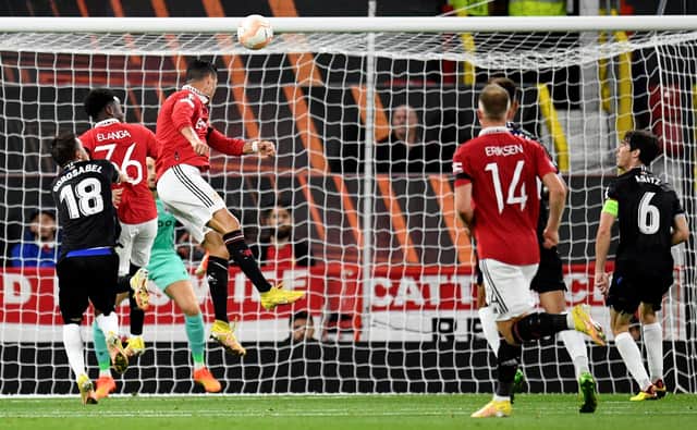 It was a frustrating night for Cristiano Ronaldo. Credit: Getty.