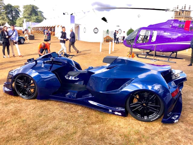 The V10-powered Engler Desat is designed to be riden like a motorbike