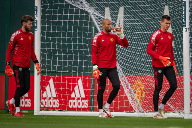 Kovar has trained with United’s senior goalkeepers in recent years. Credit: Getty.