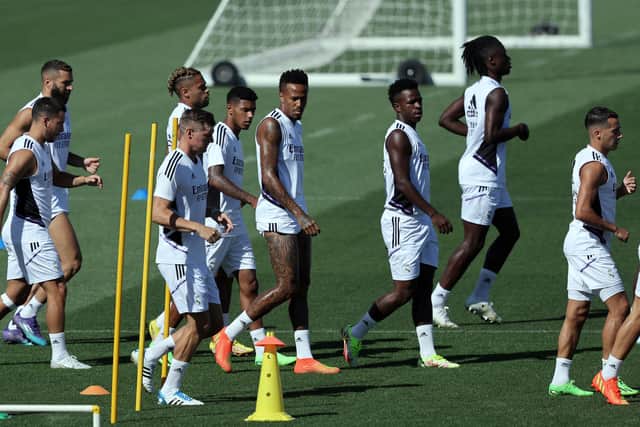 Real Madrid remain the highest-placed football club on the list. Credit: Getty.