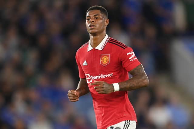Marcus Rashford has been in fine form for United this season. Credit: Getty.