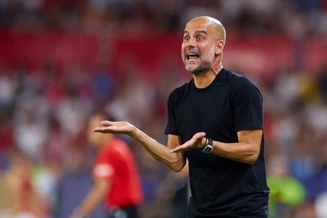 We’re tipping Guardiola to make two changes from last week’s team. Credit: Getty.