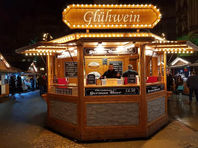 Arnd's Bavarian Gluwein house at Manchester Christmas markets