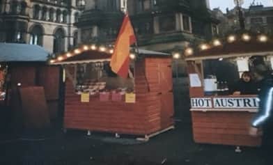 Manchester Christmas Markets Albert Square circa 2000