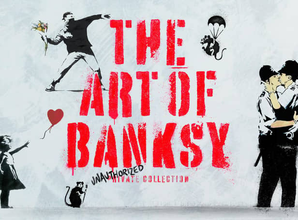 <p>Art of Banksy is coming to MediaCity in Salford</p>