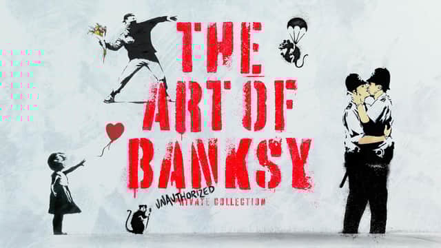 <p>Art of Banksy is coming to MediaCity in Salford</p>