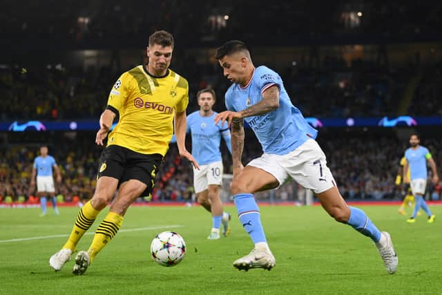 Cancelo’s cross provided a late winner for Haaland. Credit: Getty.