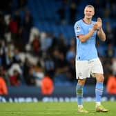 Erling Haaland netted a late winner for Manchester City on Wednesday. Credit: Getty.