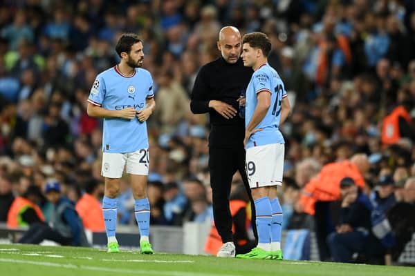 Pep Guardiola could make changes for this weekend’s game against Wolves. Credit: Getty.