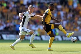 Nelson Semedo said it’s an advantage for Wolves to play City after a midweek Champions League match. Credit: Getty.