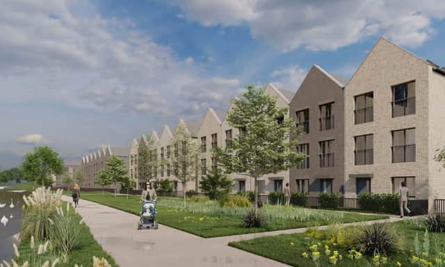 Plans for a housing development at the former Jackson\'s Brickworks in Newton Heath. Credit: Your Housing Group.