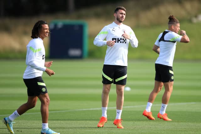 Laporte has been back in training. Credit: Getty.