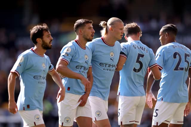 City sit second in the league going into the international break. Credit: Getty. 