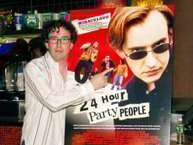  Actor Steve Coogan at the premiere of 24 Hour Party People in New York City, 2002.  (Photo By Lawrence Lucier/Getty Images)