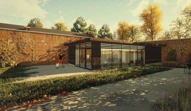 An artist impression of the Haigh Woodlands plans Credit: via LDRS