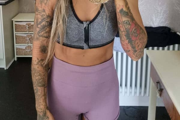 Sarah Hutchinson who cured her acne by quitting her sandwich habit Credit SWNS