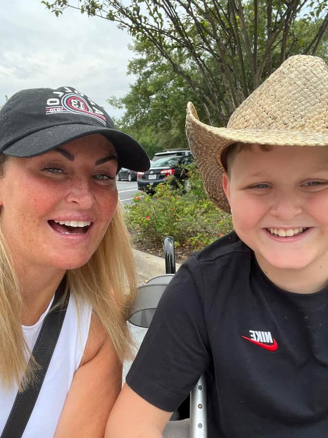 Dillon Wilford with mum Melanie Wilford Credit: Melanie Wilford / SWNS