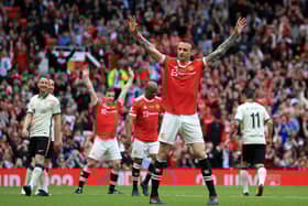Manchester United’s legend side face Liverpool at Anfield this weekend. Credit: Getty.