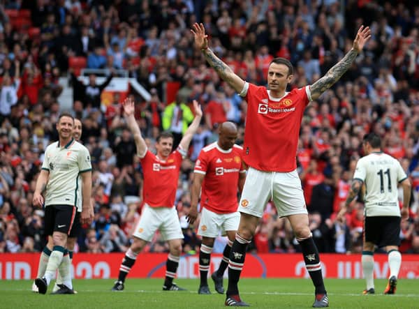 Manchester United’s legend side face Liverpool at Anfield this weekend. Credit: Getty.