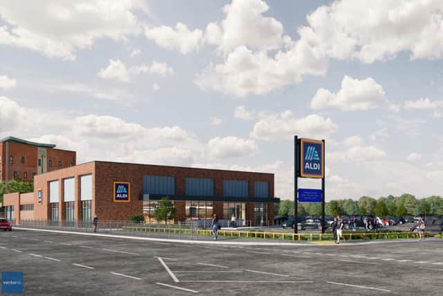 The new Aldi in Mostion in Manchester has now been approved to be built Credit: Aldi