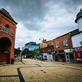 Outside Tommyfield Market in Oldham town centre. Photo: MEN