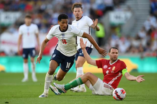 Bellingham has become an important player for England. Credit: Getty.