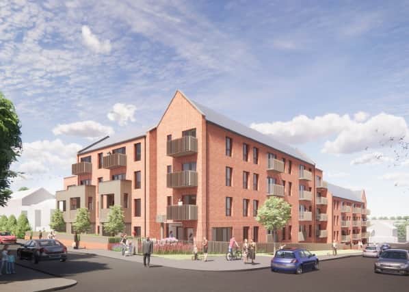 Housing association Great Places has submitted plans for 73 one and two-bedroom apartments in Stockport Credit: Bowker Sadler Partnership