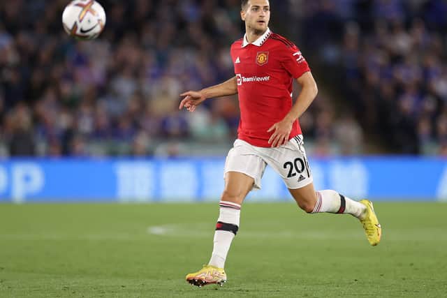 Dalot is currently playing his best football since signing for Untied. Credit: Getty.