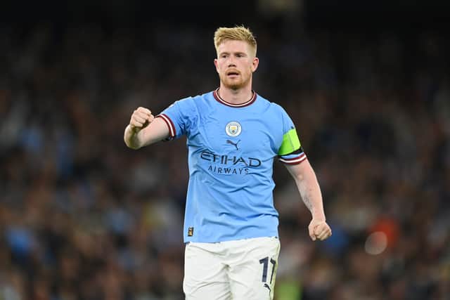 Kevin De Bruyne finished third in the Ballon d’Or rankings after an impressive 2021-22 season. Credit: Getty. 