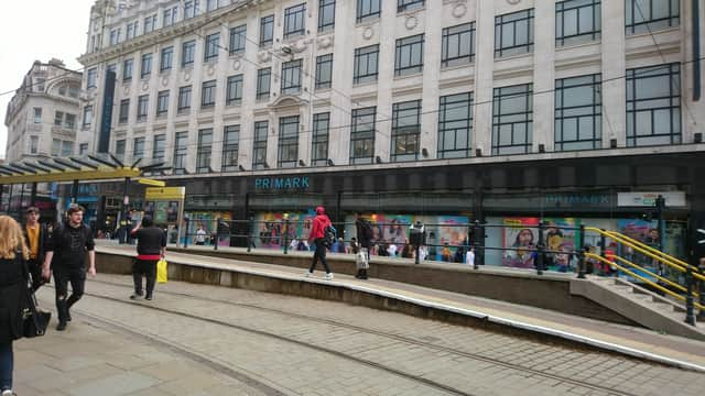 Metrolink trams are currently unable to stop at Market Street or Piccadilly Gardens