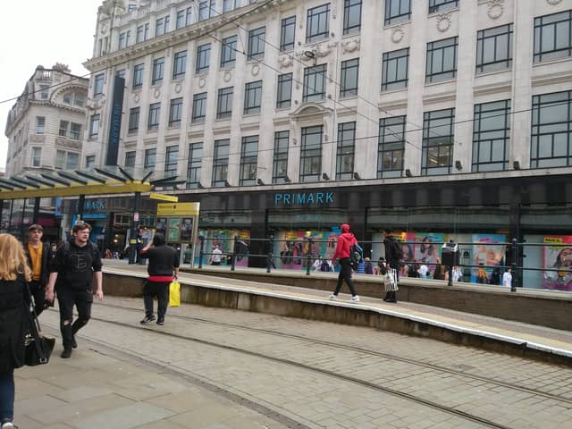 Metrolink trams are currently unable to stop at Market Street or Piccadilly Gardens