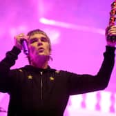  Ian Brown at a previous gig Credit: Getty