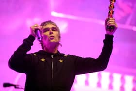  Ian Brown at a previous gig Credit: Getty